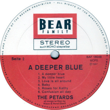 The Petards : A Deeper Blue (LP, Album, RE, 180)