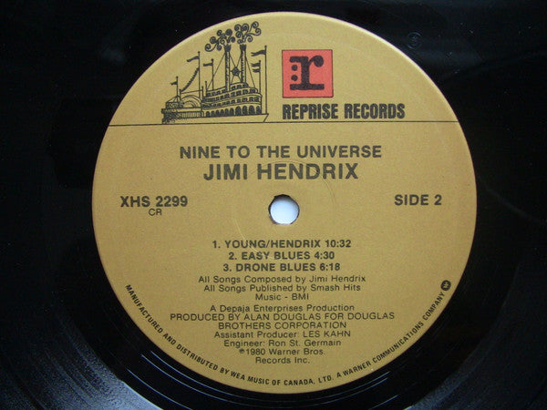 Jimi Hendrix : Nine To The Universe (LP, Album)