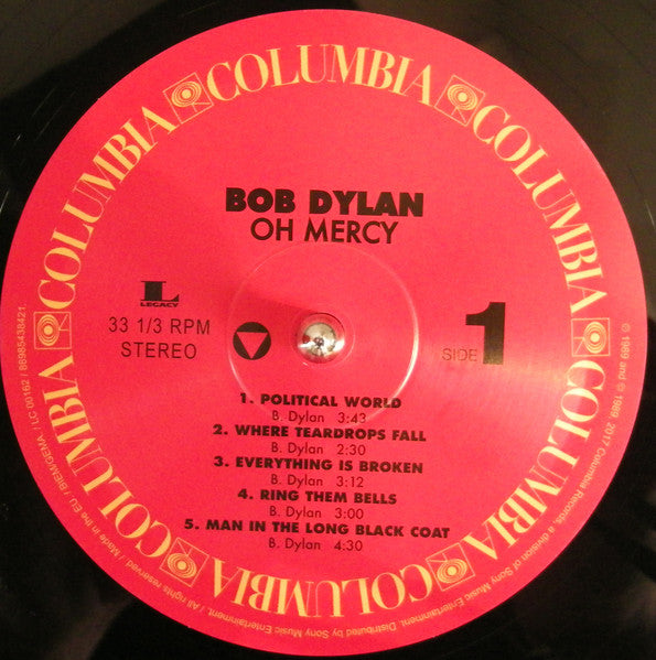 Bob Dylan : Oh Mercy (LP, Album, RE, 180)