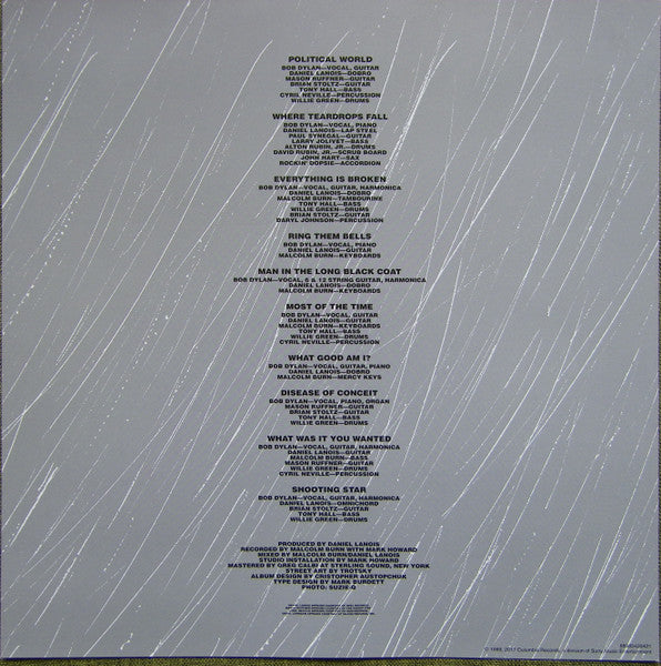 Bob Dylan : Oh Mercy (LP, Album, RE, 180)