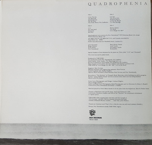 The Who : Quadrophenia (2xLP, Album, RE, Gat)