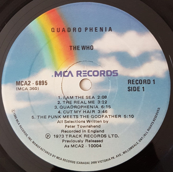 The Who : Quadrophenia (2xLP, Album, RE, Gat)