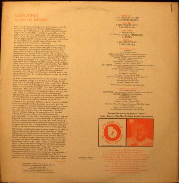 Elvin Jones : The Prime Element (2xLP, Album, Gat)