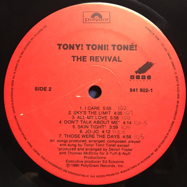 Tony! Toni! Toné! : The Revival (LP, Album)