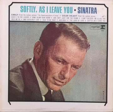 Frank Sinatra : Softly, As I Leave You (LP, Album, Mono, Blu)