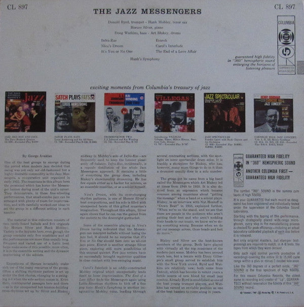 Art Blakey & The Jazz Messengers : The Jazz Messengers (LP, Album, Mono)