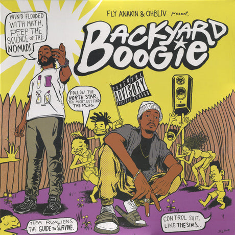 Fly Anakin & Ohbliv : Backyard Boogie (LP, Album, Ltd, Pur)