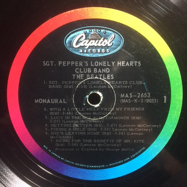 The Beatles : Sgt. Pepper's Lonely Hearts Club Band (LP, Album, Mono, Gat)