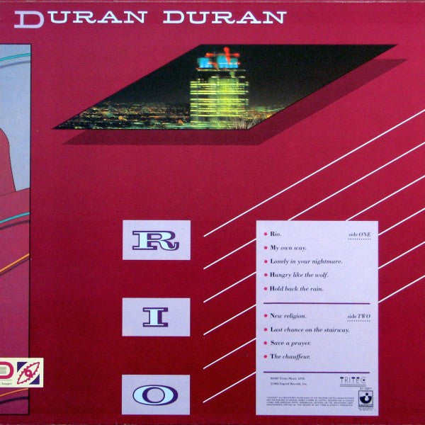 Duran Duran : Rio (LP, Album, RE)