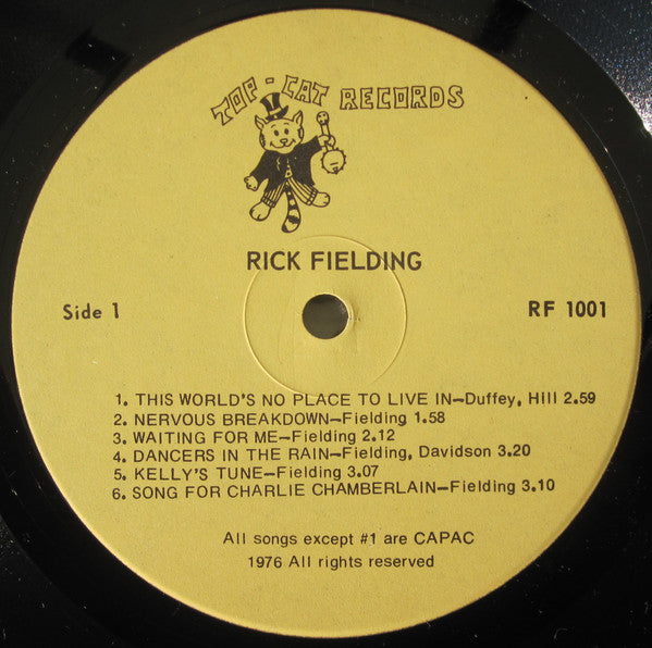 Rick Fielding : Solo (LP, Album)
