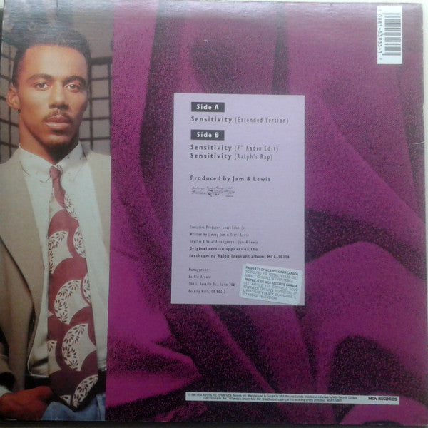 Ralph Tresvant : Sensitivity (12", Single)