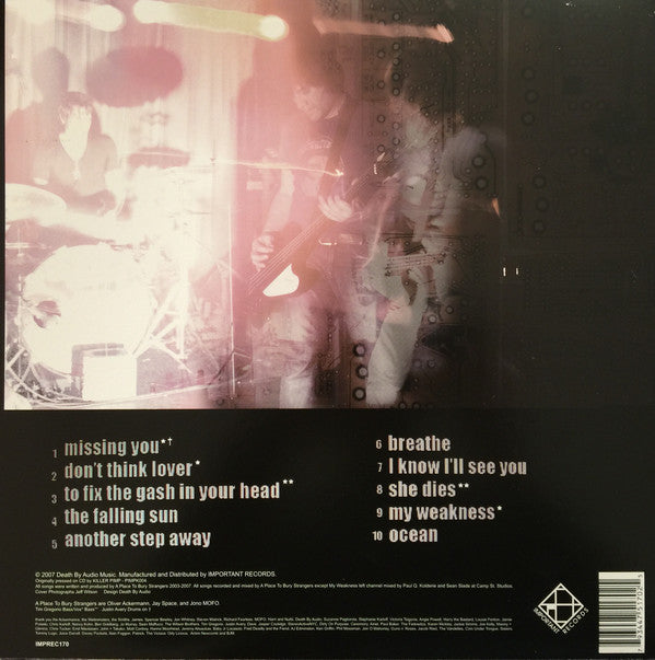 A Place To Bury Strangers : A Place To Bury Strangers (LP, Album, Ltd)