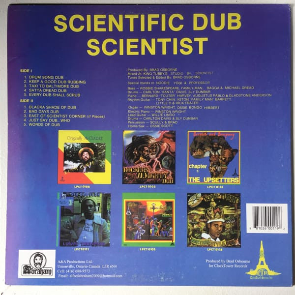 Scientist : Scientific Dub (LP, Album, RE, Red)