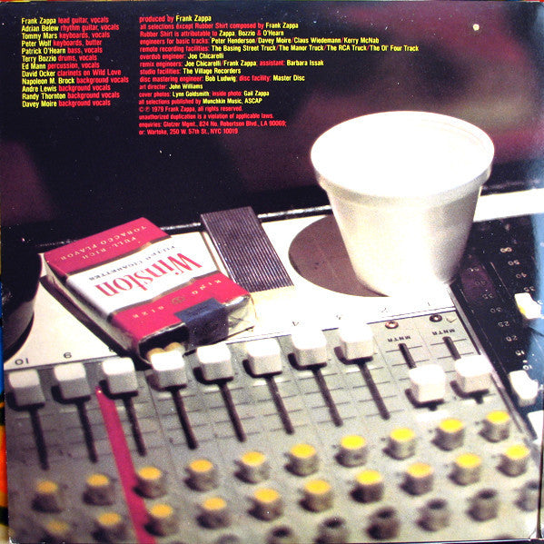 Frank Zappa : Sheik Yerbouti (2xLP, Album, Gat)