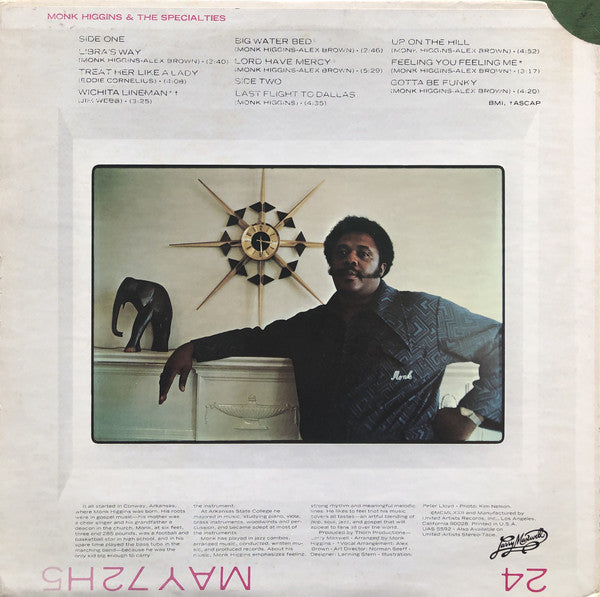 Monk Higgins & The Specialties : Heavyweight (LP, Album)