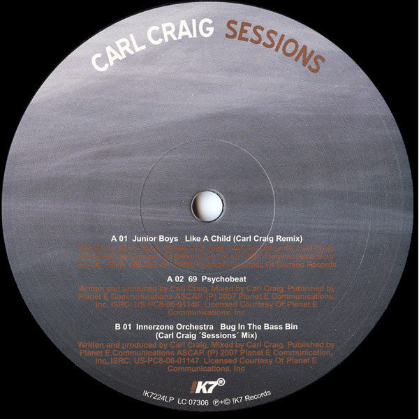 Carl Craig : Sessions (3xLP, Comp)