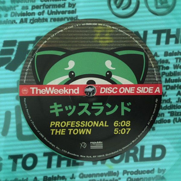 The Weeknd : Kiss Land (2xLP, Album, Ltd, RE, Sea)