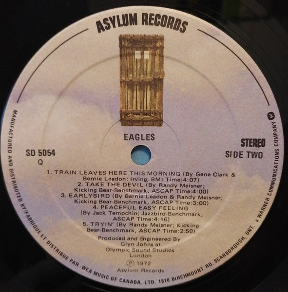 Eagles : Eagles (LP, Album, Qua)