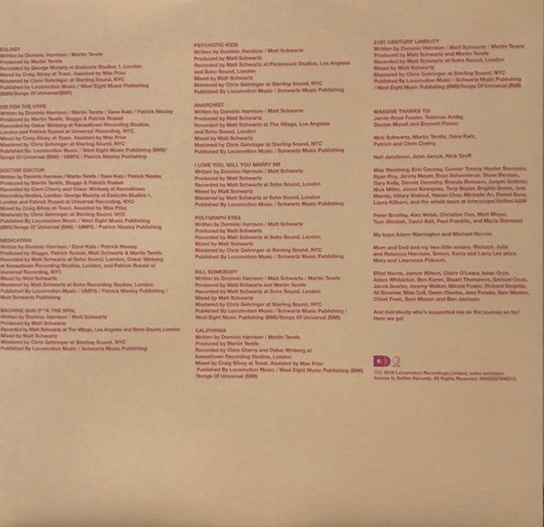 Yungblud (3) : 21st Century Liability (LP, Album, Ltd, Whi)