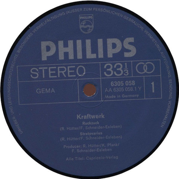 Kraftwerk : Kraftwerk (LP, Album, Gat)