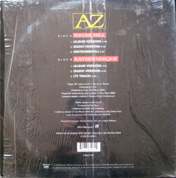 AZ : Sugar Hill / Rather Unique (12")