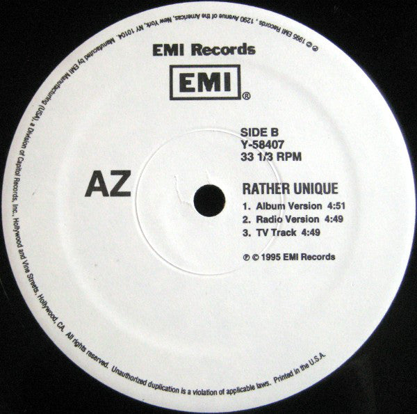 AZ : Sugar Hill / Rather Unique (12")