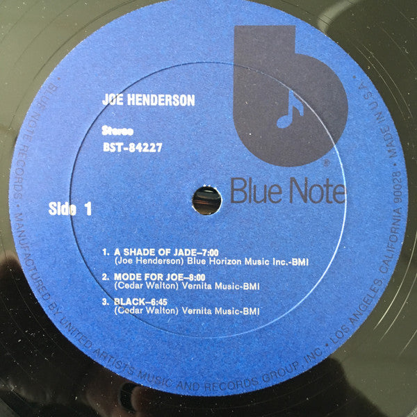 Joe Henderson : Mode For Joe (LP, Album, RE)
