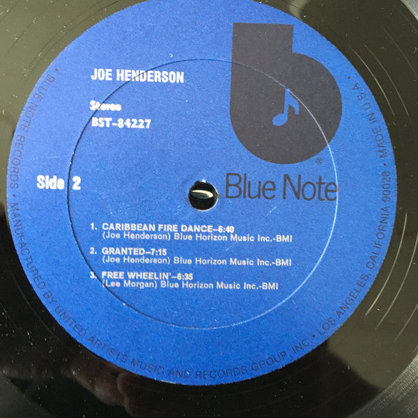 Joe Henderson : Mode For Joe (LP, Album, RE)