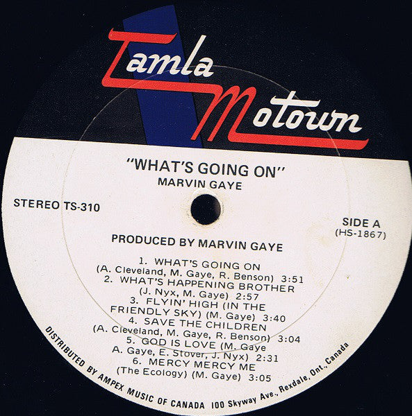 Marvin Gaye : What's Going On (LP, Album, Gat)