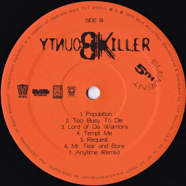 Bounty Killer : 5th Element (LP, Album)