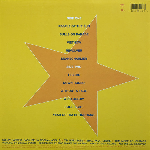 Rage Against The Machine : Evil Empire (LP, Album, RE, RM, 180)