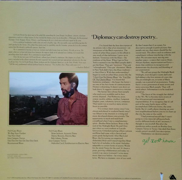 Gil Scott-Heron : The Mind Of Gil Scott-Heron (LP, Album, Ter)