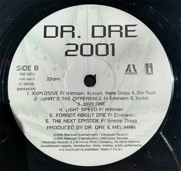 Dr. Dre : 2001 (2xLP, Album)