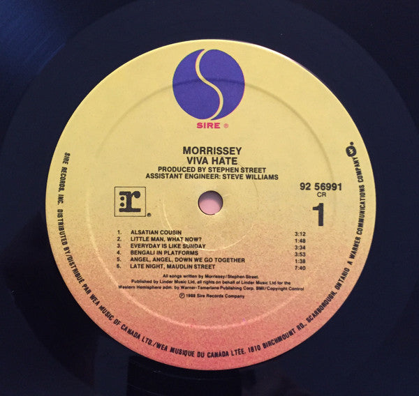 Morrissey : Viva Hate (LP, Album)