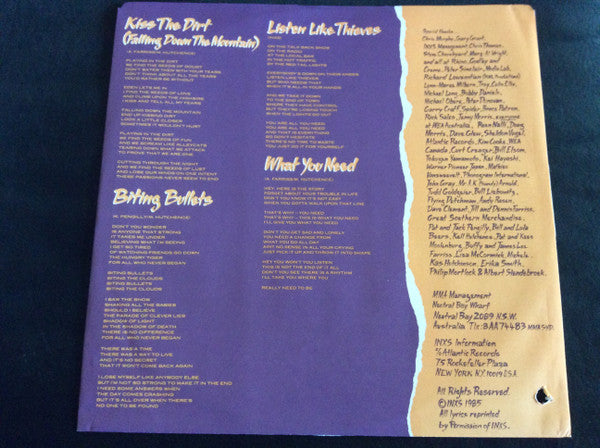 INXS : Listen Like Thieves (LP, Album)