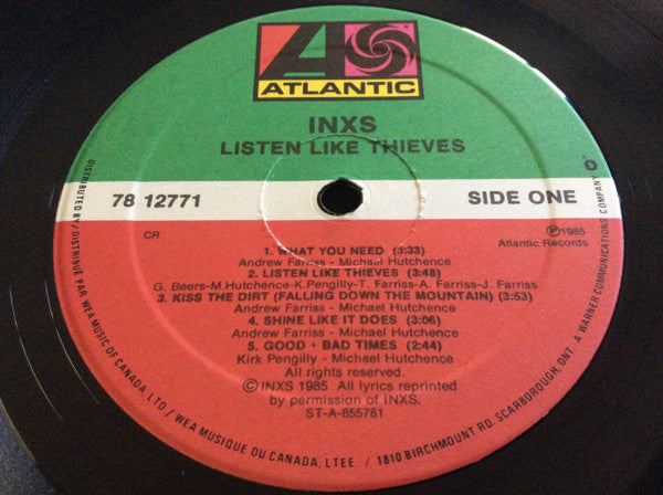 INXS : Listen Like Thieves (LP, Album)
