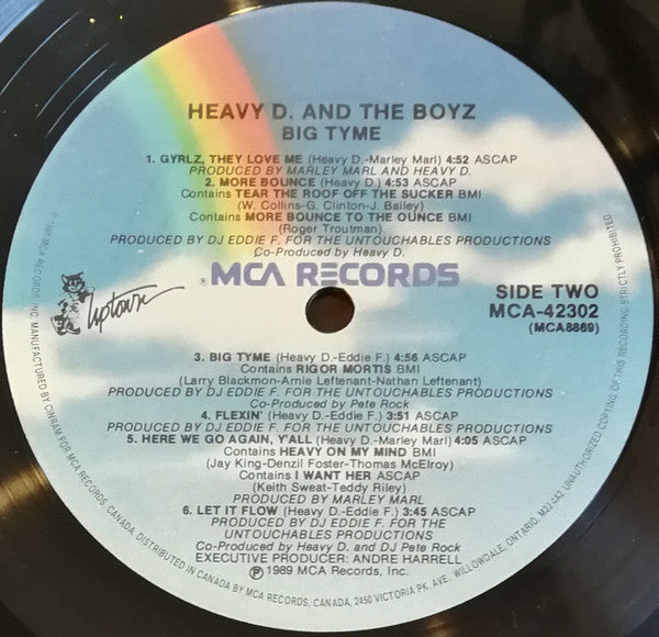 Heavy D. & The Boyz : Big Tyme (LP, Album)