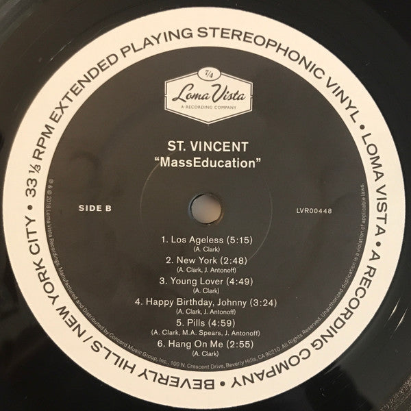 St. Vincent : MassEducation (LP, Album)