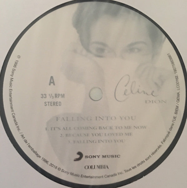 Céline Dion : Falling Into You (2xLP, Album, RE)
