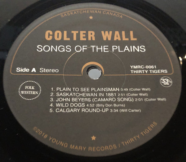 Colter Wall : Songs Of The Plains (LP, Album)