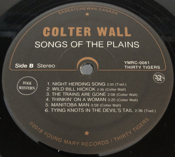 Colter Wall : Songs Of The Plains (LP, Album)