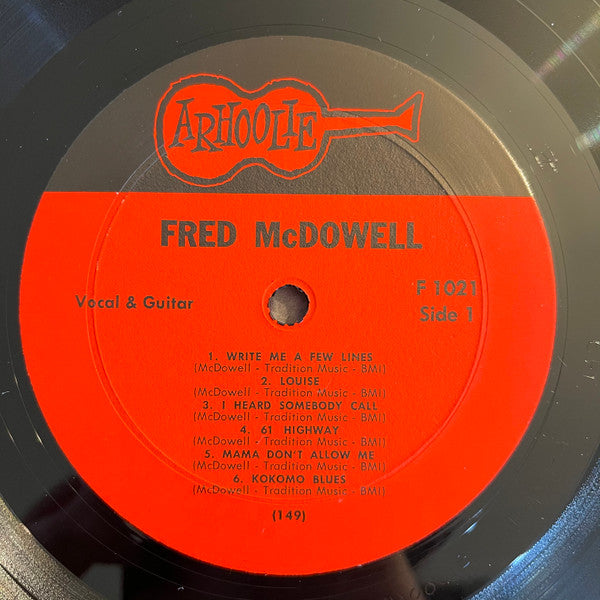 Fred McDowell : Delta Blues (LP, Album)
