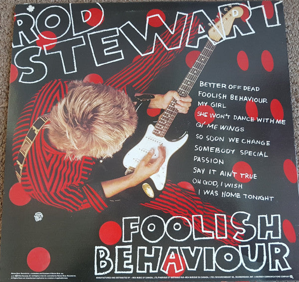 Rod Stewart : Foolish Behaviour (LP, Album)