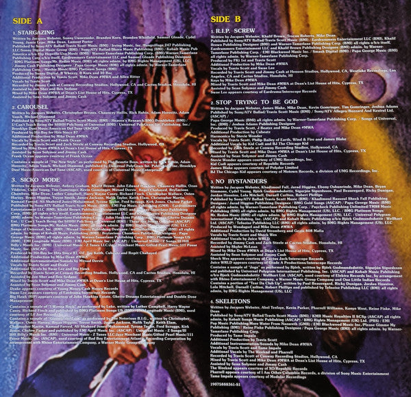 Travis Scott (2) : Astroworld (2xLP, Album, Ltd, Pur)