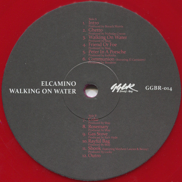 El Camino (10) : Walking On Water (LP, Album, Ltd, Red)