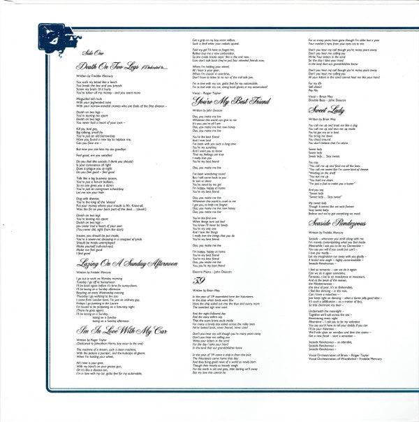 Queen : A Night At The Opera (LP, Album, Club, RE, RM, Mul)