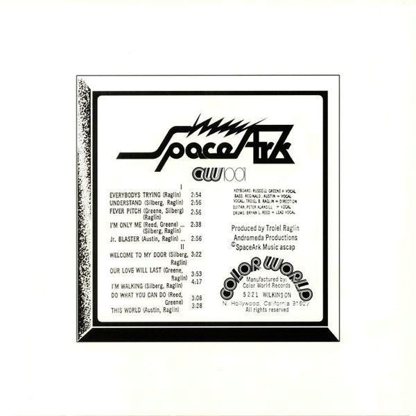 Spaceark : Spaceark (LP, Album, RE)