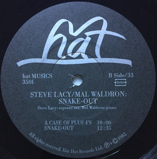Steve Lacy / Mal Waldron : Snake-Out (LP, Album)