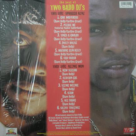 Spragga Benz & Beenie Man : The Best Of Two Badd DJ's (LP, Album)