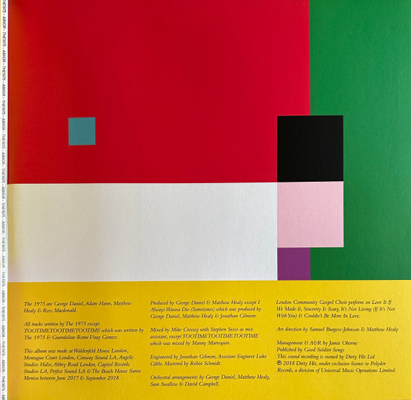 The 1975 : A Brief Inquiry Into Online Relationships (2xLP, Album)